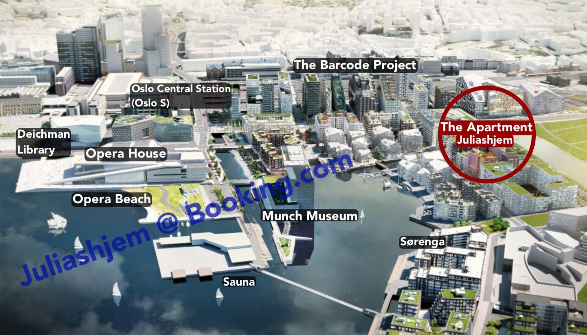 Bjorvika Opera & Munch Area - By The Sea & In The City, Near Oslo Centralstation Bagian luar foto